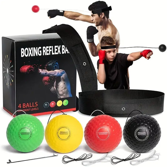 Head-mounted Boxing Reaction Speed Training Ball